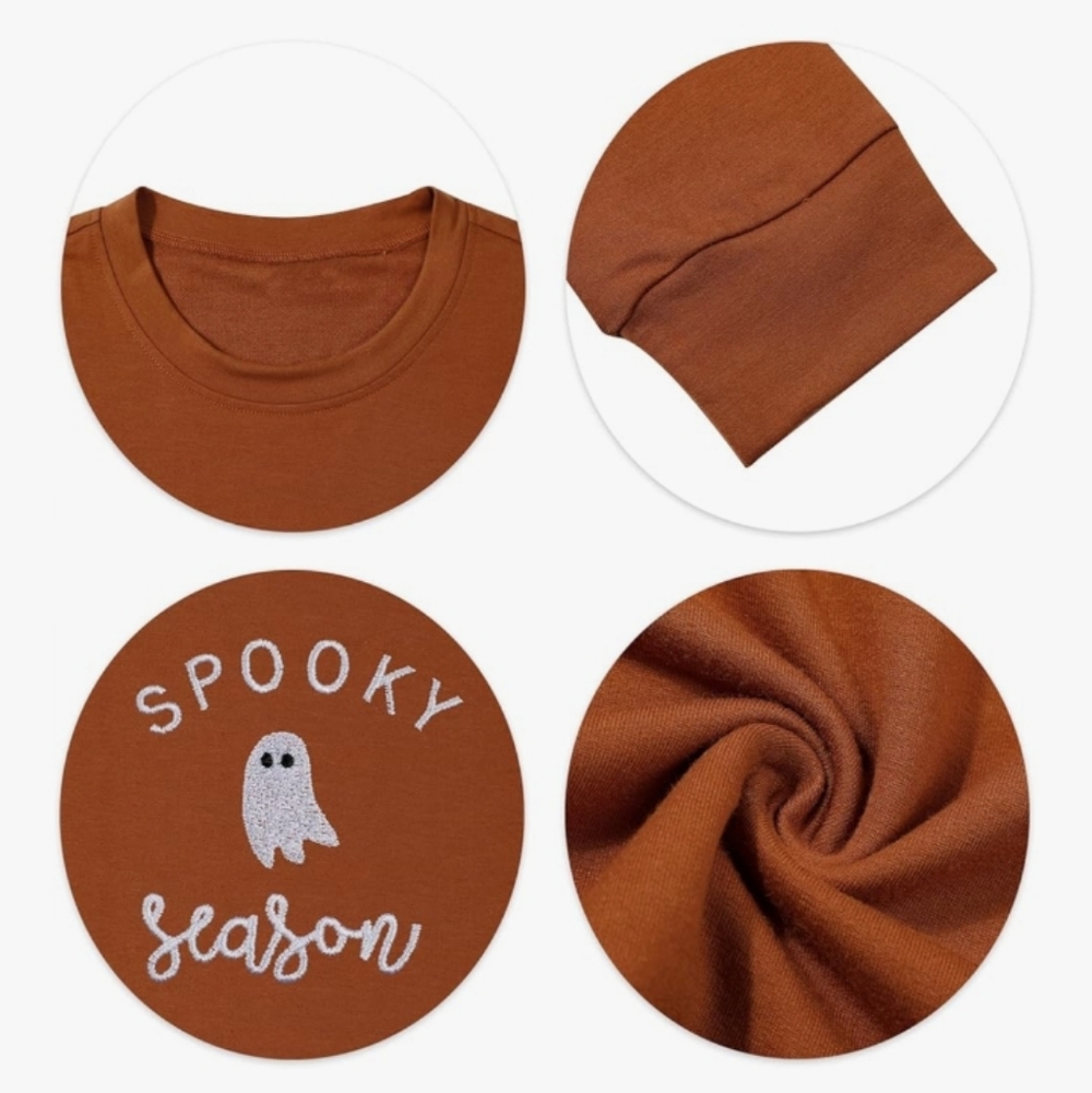 LOTUCY Cozy Spooky Season Sweatshirt Size XL NWOT P2P 44 - Picture 5 of 9